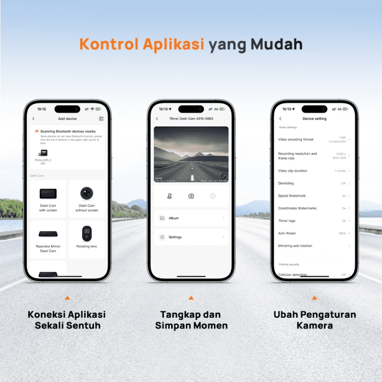 70mai Dash Cam A510 Set Dashcam Mobil Depan Belakang Terbaik 70mai-dash-cam-a510-set-dashcam-mobil-depan-belakang-terbaik