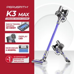 PerySmith K3 Max Cordless Vacuum Cleaner Penyedot Debu Tanpa Kabel