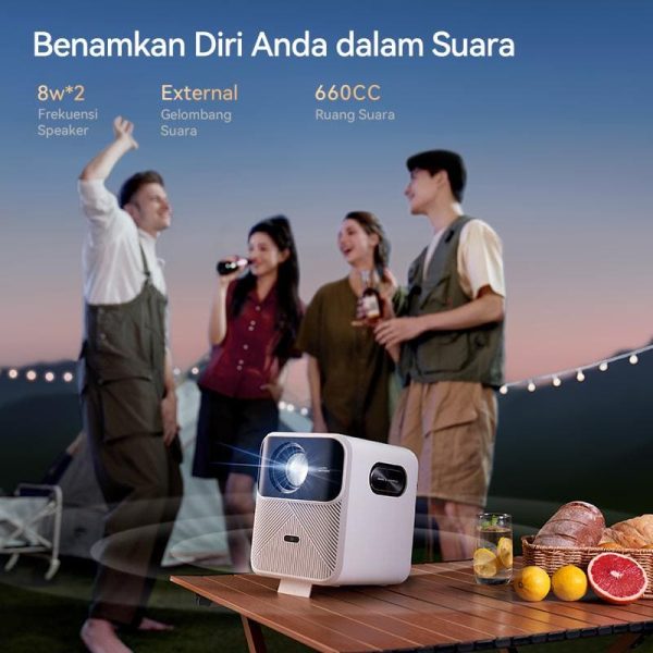 Wanbo Mozart Smart Projector 900 ANSI Lumens HD 1080P Auto-Focus 8W Speaker Bluetooth 5 2G+32G Android 9.0 - Image 6
