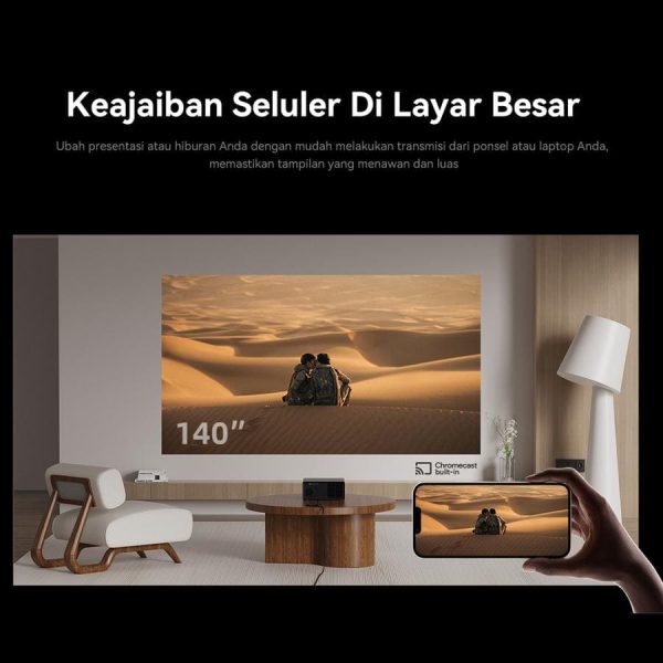 Wanbo X5 Pro projector Certified Google TV 4K Resolution 1100 ANSI Lumens 2x5W HiFi Stereo Speakers Smart Projector - X5 Pro - Image 6