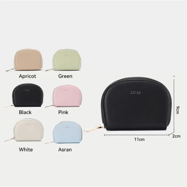 Dompet Kartu Wanita Kecil Setengah Bulat - ZEVIA Wallet - Image 4