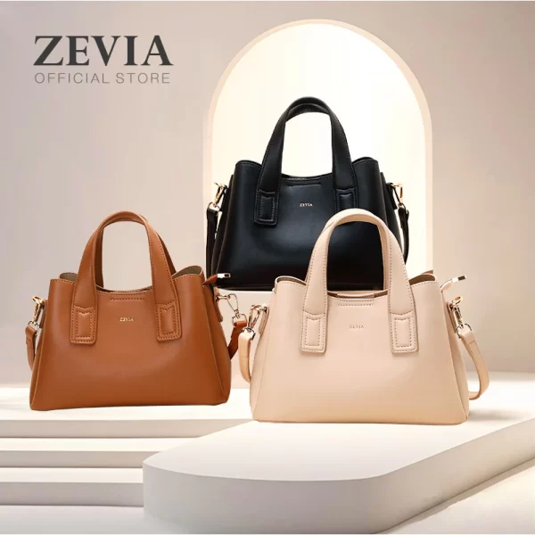 Tas Handbag Wanita Branded ZEVIA Sultana Tas Selempang Wanita Multifungsi Shoulder Bag - Image 6