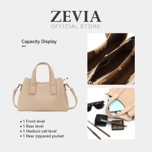 Tas Handbag Wanita Branded ZEVIA Sultana Tas Selempang Wanita Multifungsi Shoulder Bag