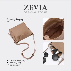 Tas Selempang Wanita Kekinian Sling Bag 2 in 1 – ZEVIA Malika Bag