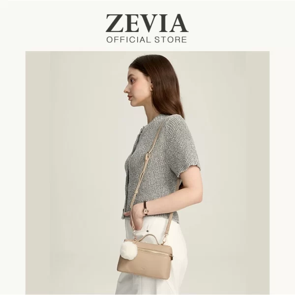 Tas Wanita Slingbag Tas Underarm Bag Shoulder Bag - ZEVIA Nooré Bag 3 in 1 - Image 7