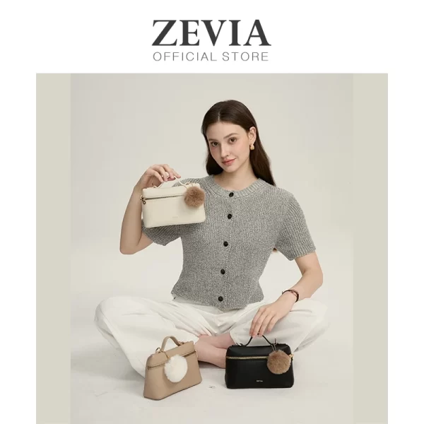 Tas Wanita Slingbag Tas Underarm Bag Shoulder Bag - ZEVIA Nooré Bag 3 in 1 - Image 8