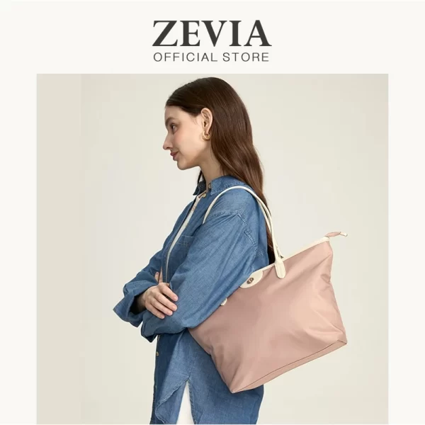 Tas Tote Bag Kerja Wanita ukuran Besar - ZEVIA Aaliyah Bag - Image 7