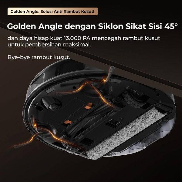UWANT U300 60°C Hot Wash 13K Pa Robot Vacuum Cleaner Auto Mop Cleaning Drying - U300 - Image 7