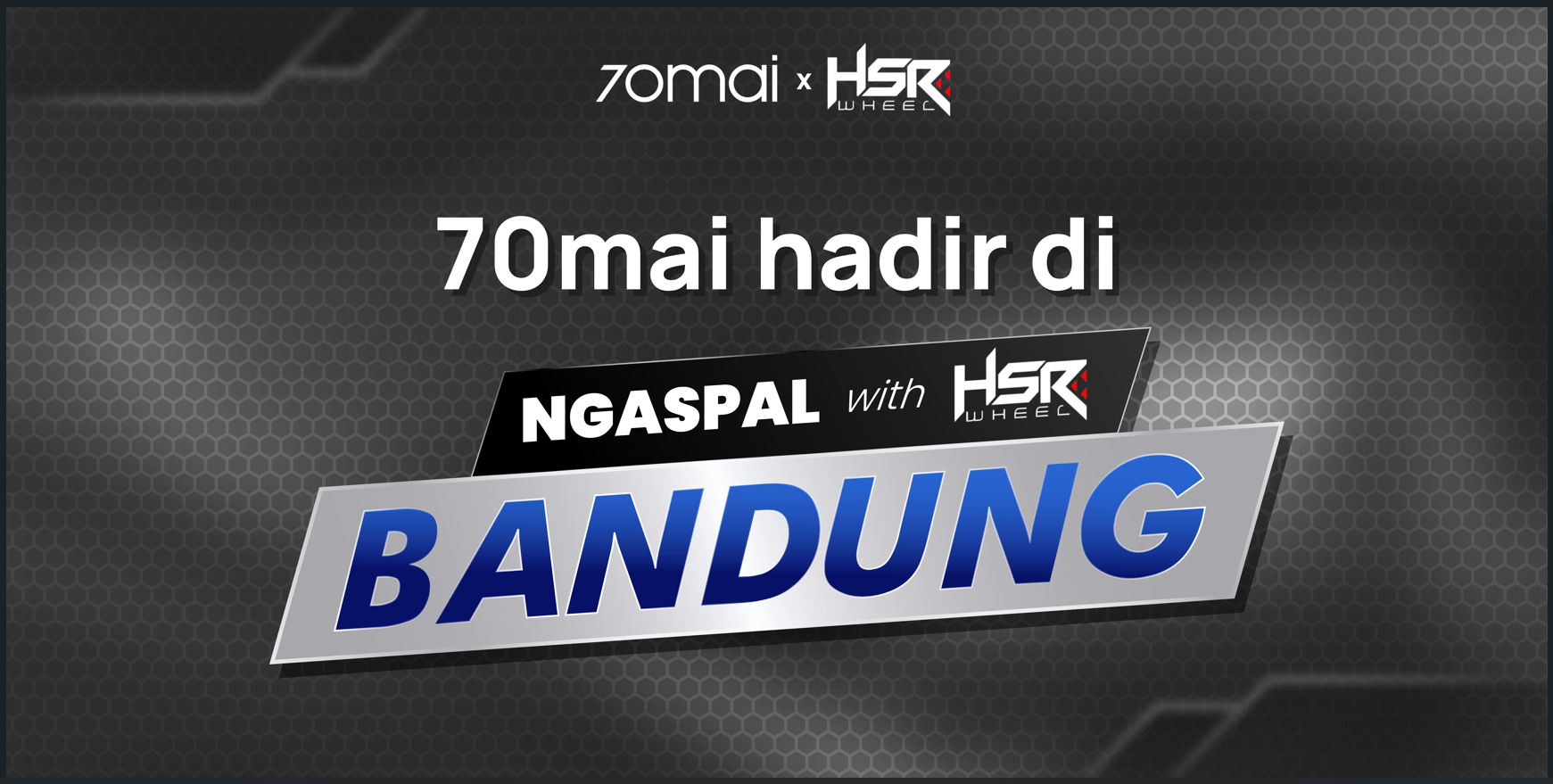 Read more about the article Makin Eksis, Kolaborasi HSR dan 70mai Hadirkan Event Ngaspal Bareng Fitra Eri di Bandung